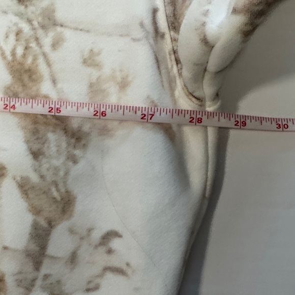 Women's White and Brown Sweatshirt - Picture 5 of 7